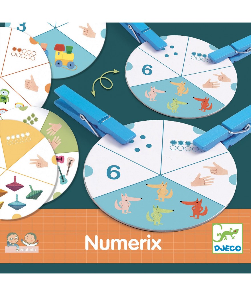 Djeco spel eduludo numerix 4+
