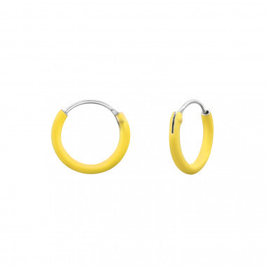 PJ oorbellen hoops mini yellow