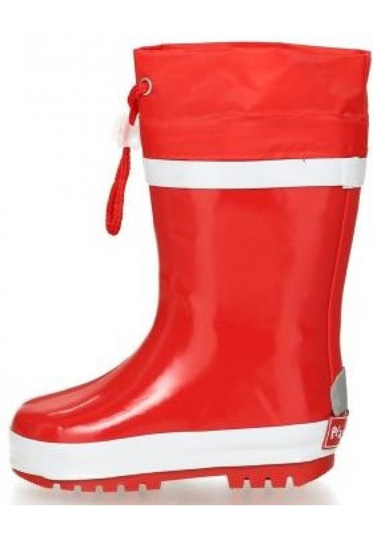 playshoes regenlaars rubber gevoerd rood 27/29