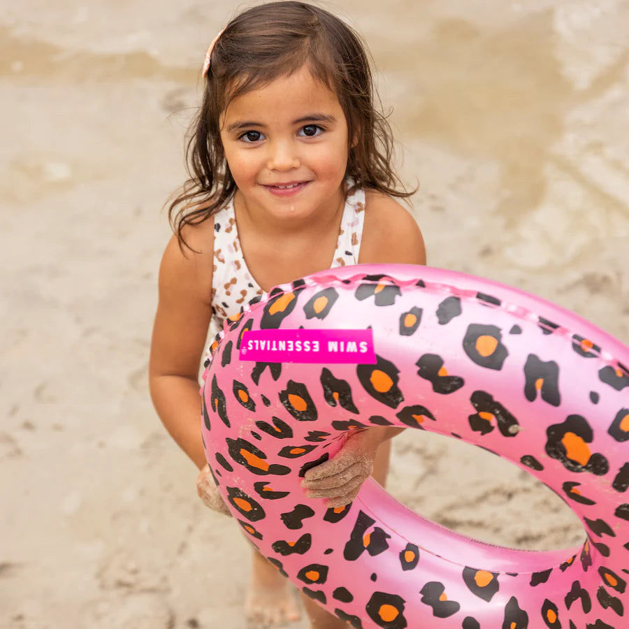 Swim essentials zwemband Leopard pink ⌀50 cm +3 jr