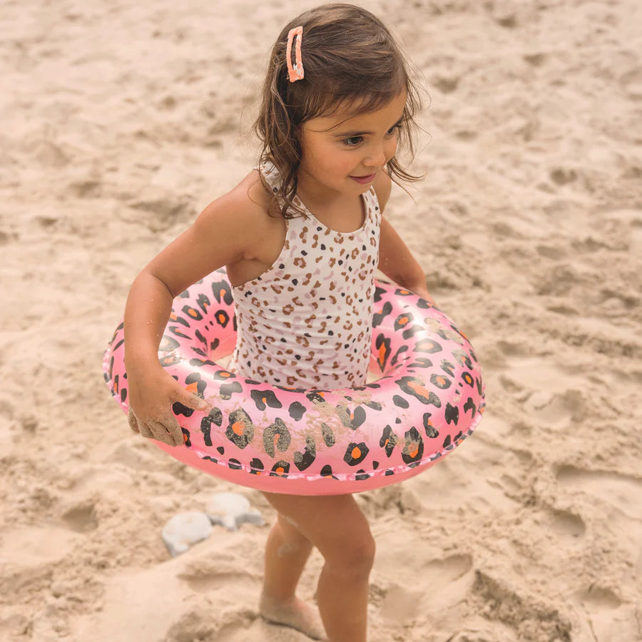 Swim essentials zwemband Leopard pink ⌀50 cm +3 jr