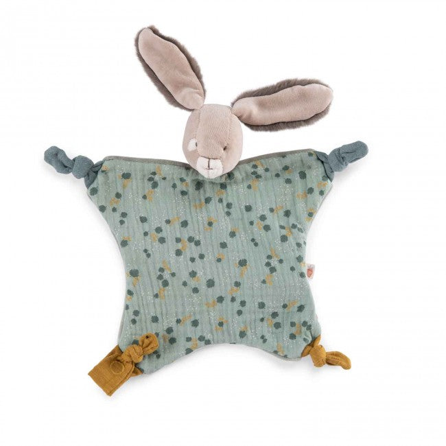 Moulin Roty knuffeldoekje konijn trois petits lapins 0+
