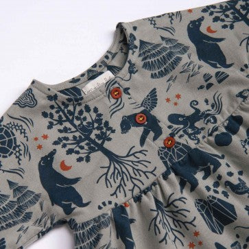 Moulinroty jurk Gloria Les Animaux du Monde 24 mnd