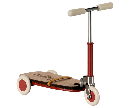 Maileg Kickboard, Muis Rood 3+