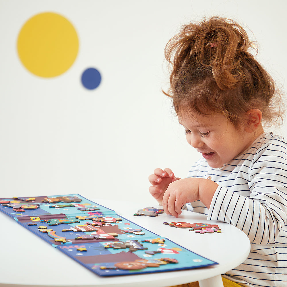 Janod Magneetboek Dierenfeest 3+