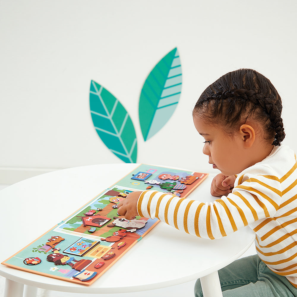 Janod Magneetboek Huisdieren 3+