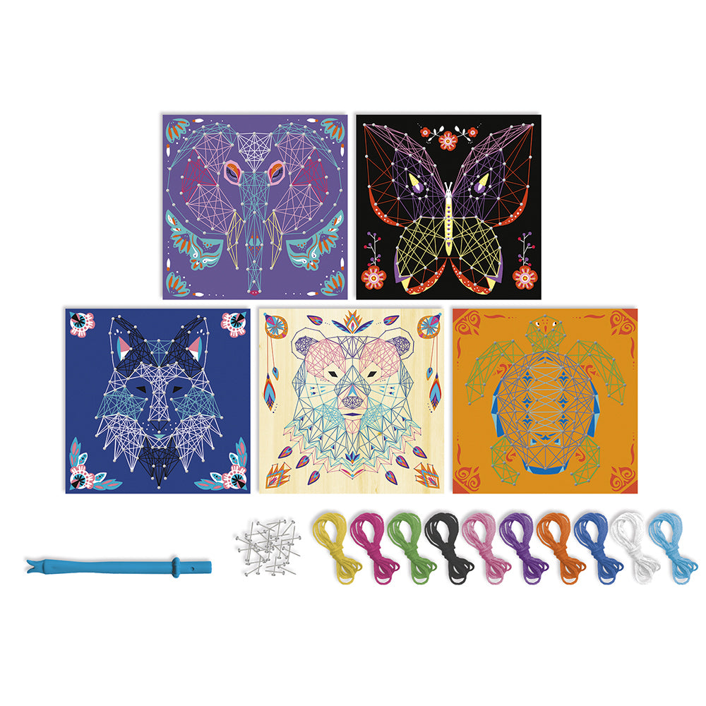 Janod Atelier Deco Spijker Touw Dieren 8+