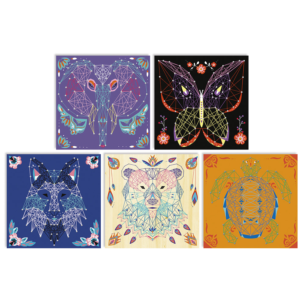 Janod Atelier Deco Spijker Touw Dieren 8+