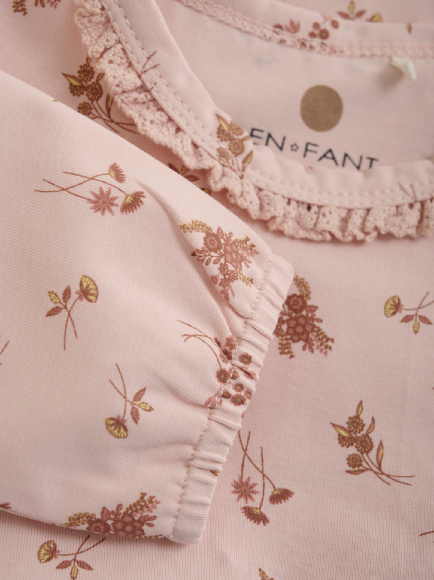 EnFant body roze bloemprint