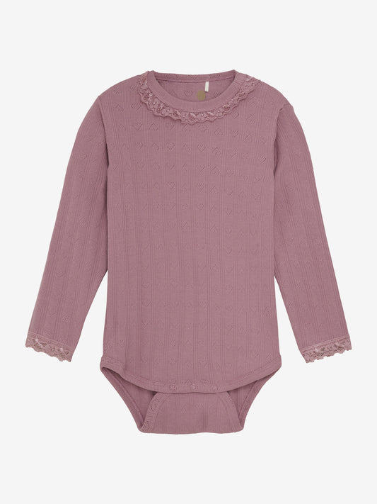En Fant romper body lm Pointelle 62
