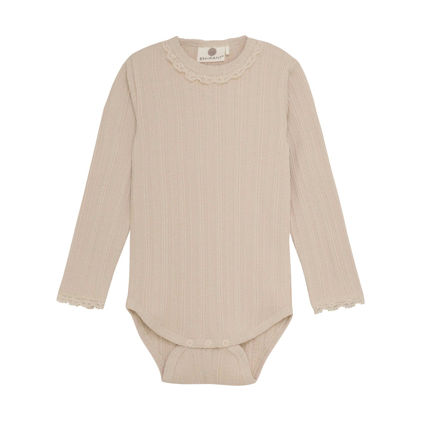 Enfant body pointelle french oak sand 68