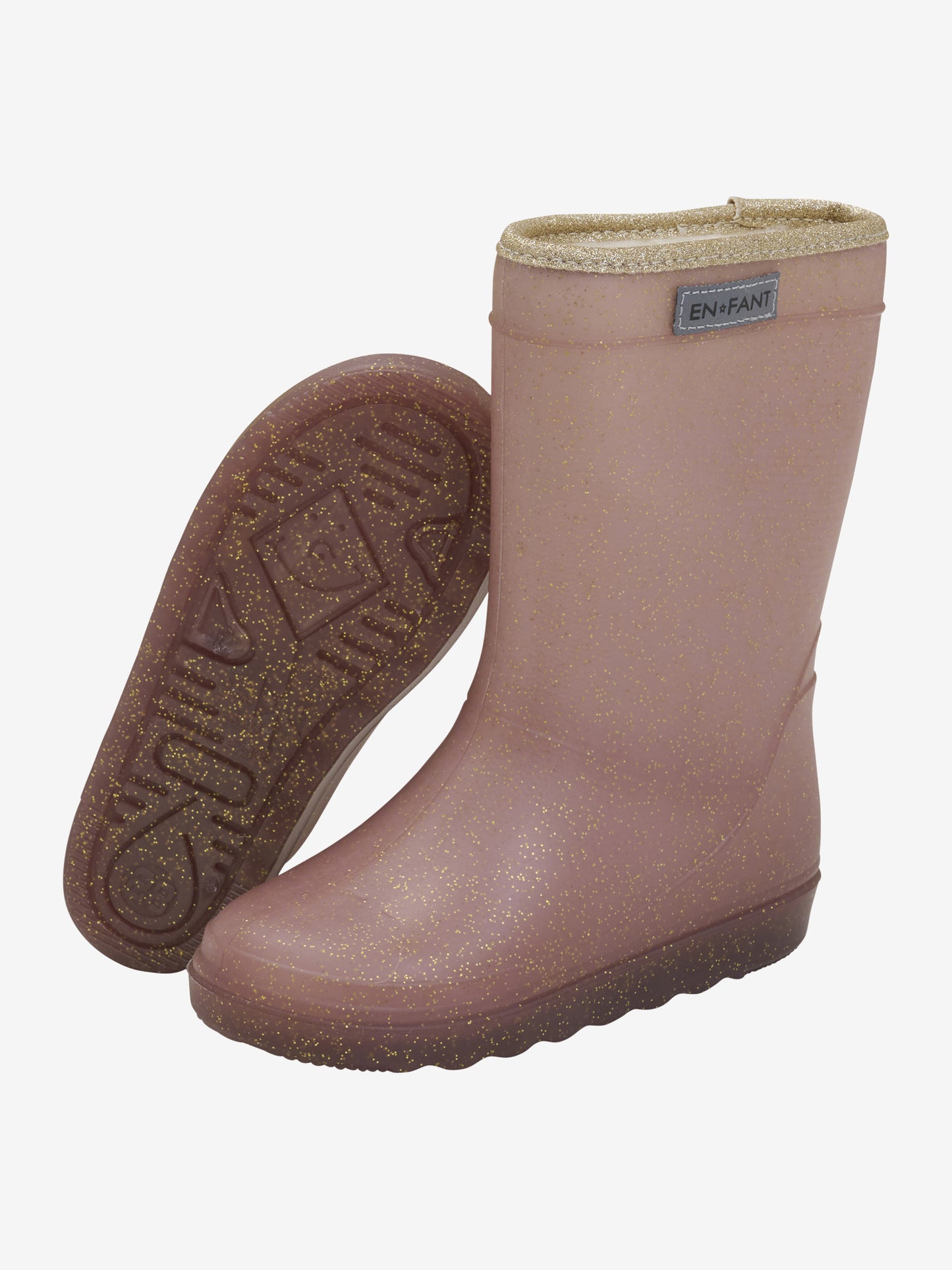 En Fant  thermolaarzen glitter roze taupe
