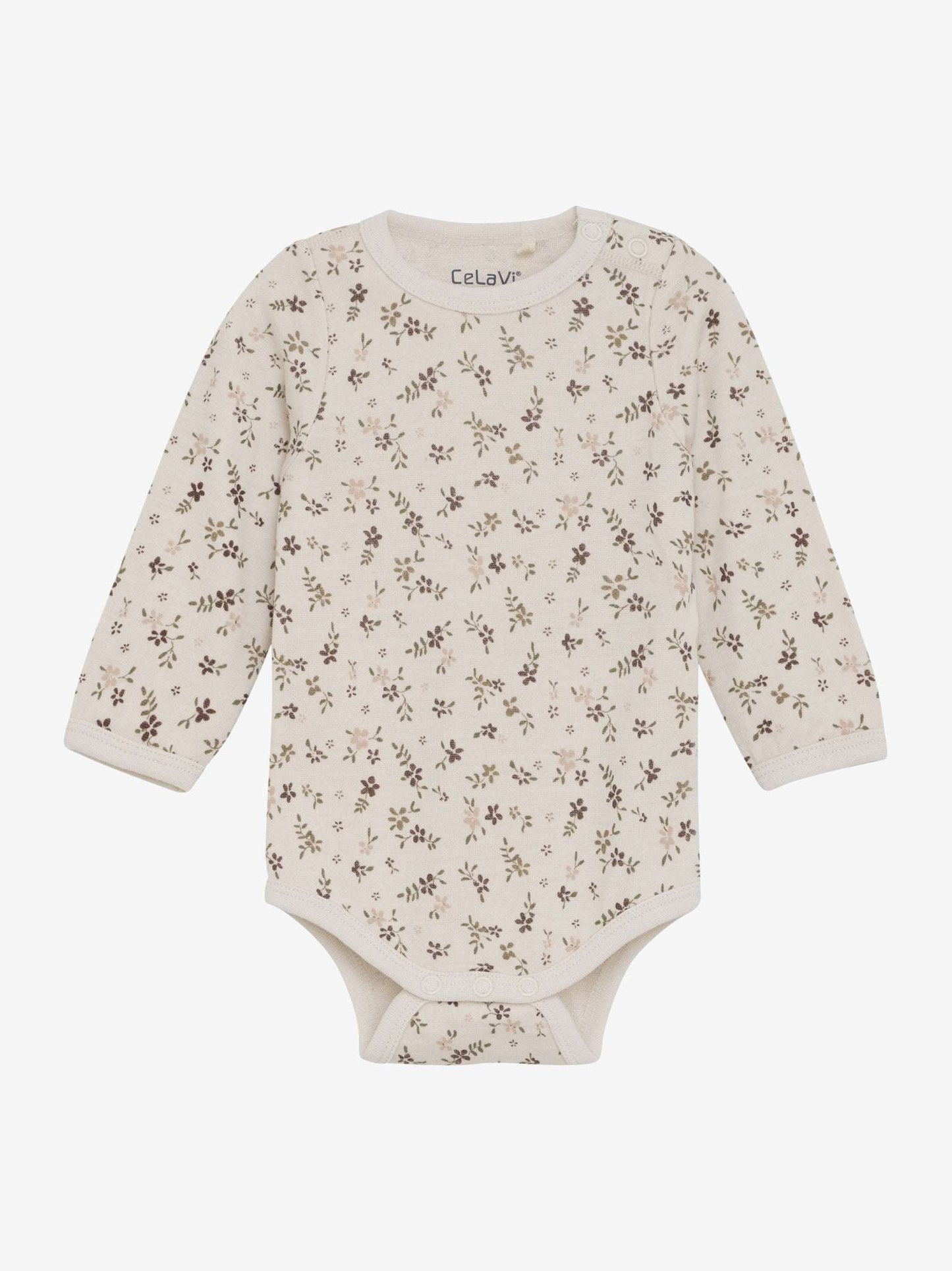 CeLaVi romper LM bloem bruin