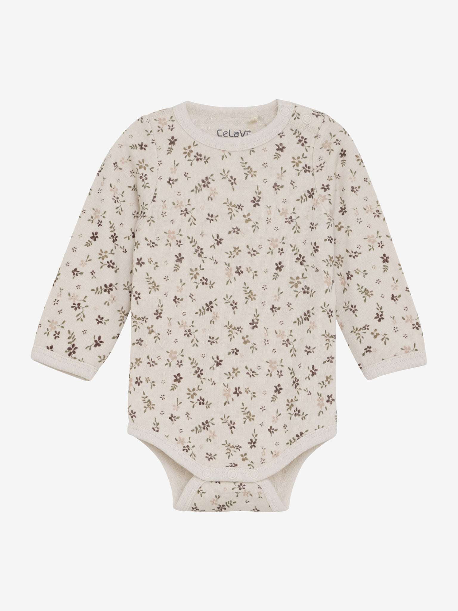 CeLaVi romper LM bloem bruin