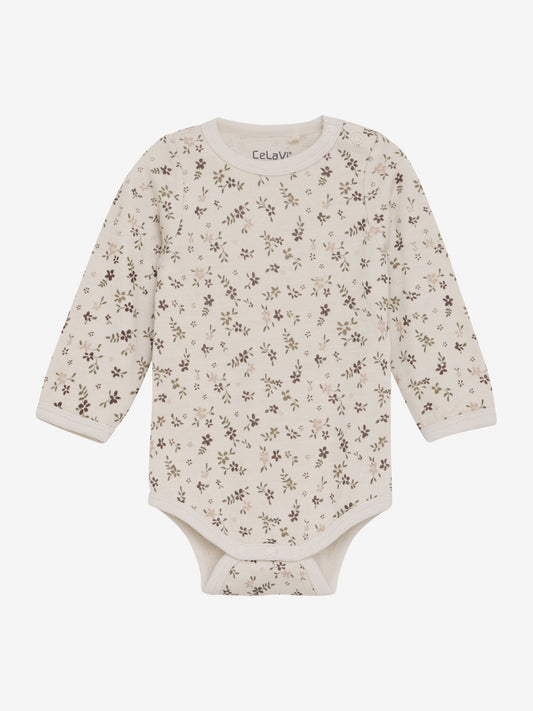 CeLaVi romper LM bloem bruin