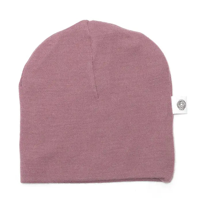 Lille Barn baby muts Merinowol Lavender Mist 68