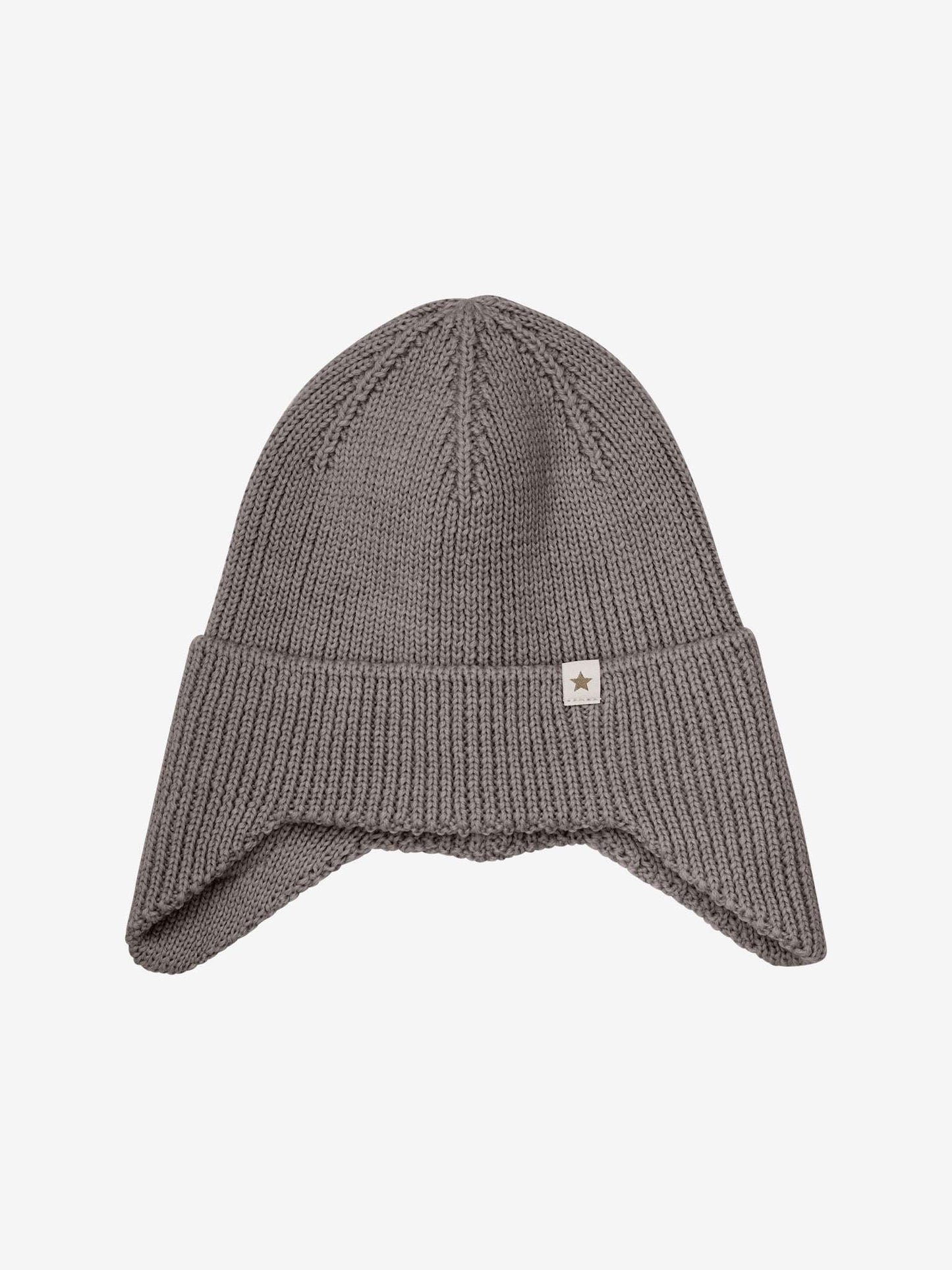 HUTTEliHUT muts Wol Windstop bruin