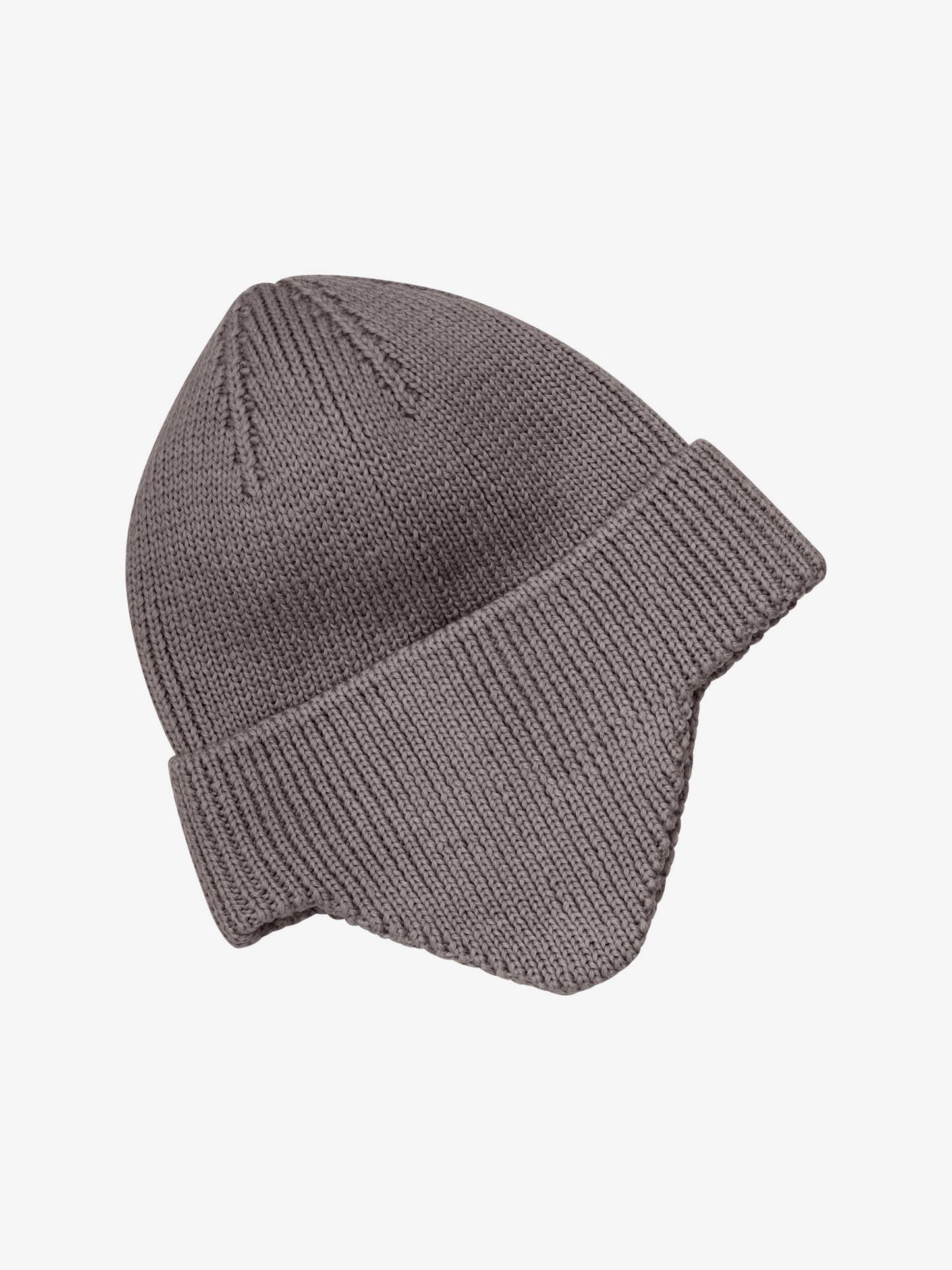 HUTTEliHUT muts Wol Knit Windstop bruin 52