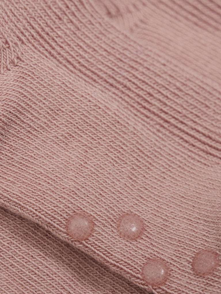 Minymo Baby rib sokken met ABS set roze