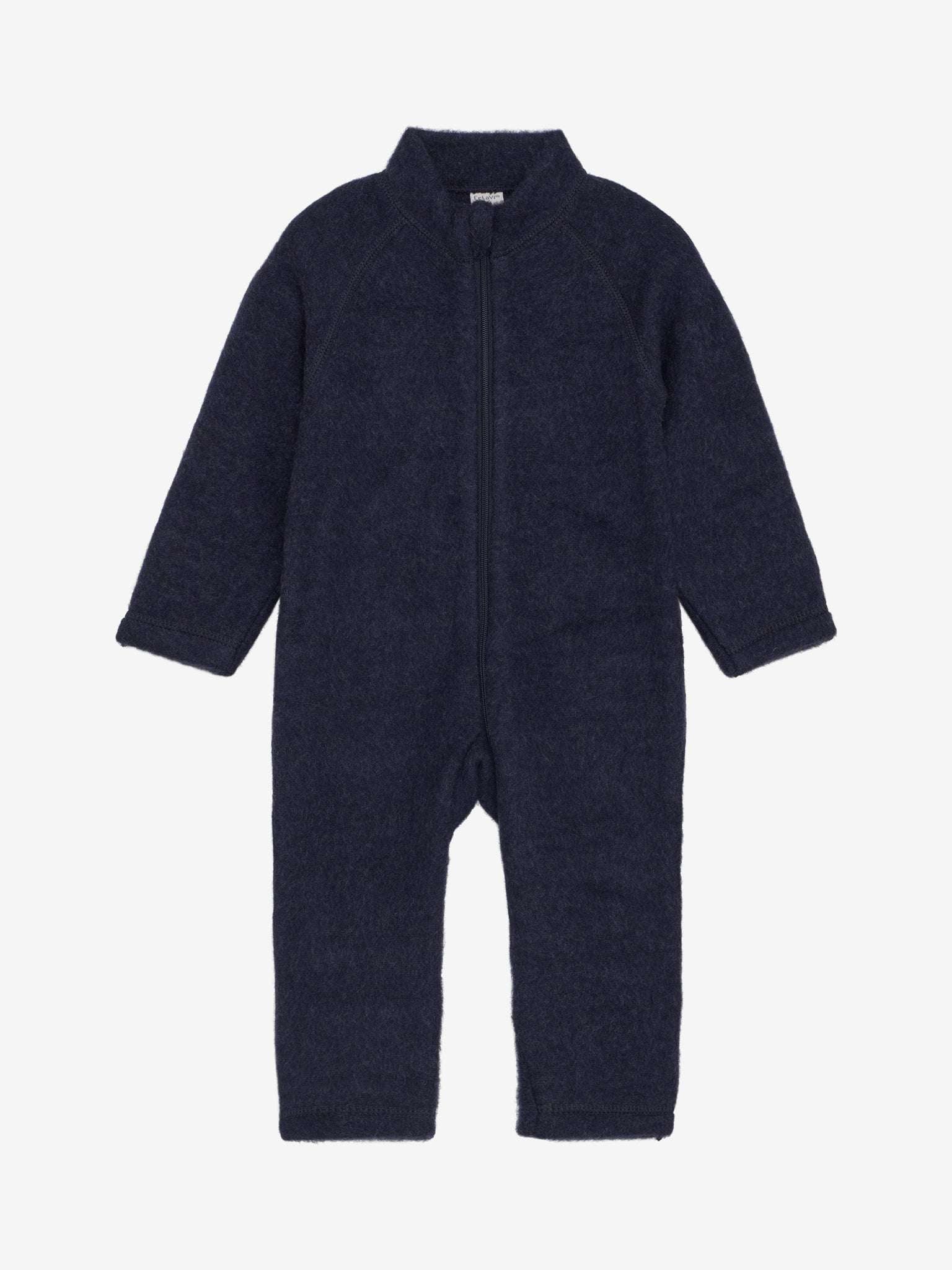 CeLaVi Zachte wollen jumpsuit nachtblauw