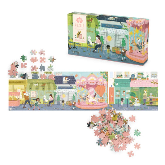 Moulin Roty puzzel 10 rue des lilas De Parijse vrouwen 7+