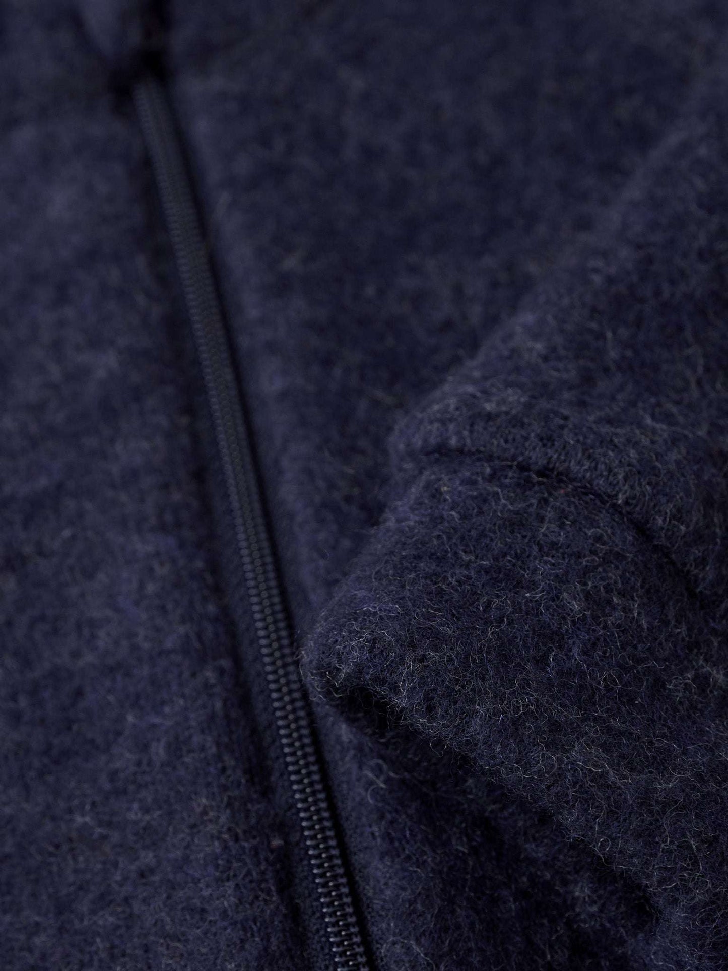 CeLaVi Jas met rits Zachte wol nachtblauw 100 cm
