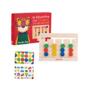 Moulin Roty spel kleurendoolhof Les Popipop 3+