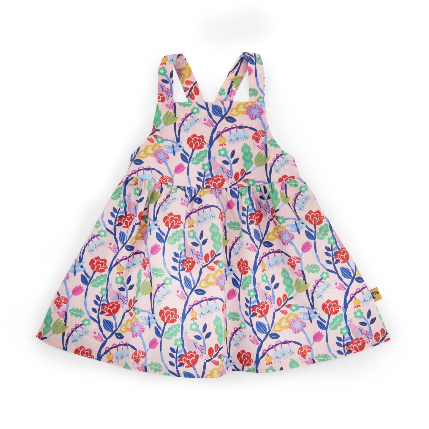 Moulinroty jurk Ness roze bloemenprint Jungle