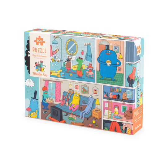 Moulin Roty puzzel van de Schmouks (500 stukjes) 8+