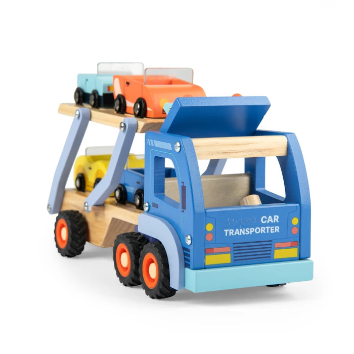 Autotransportwagen op Avenue du Moulin 3+