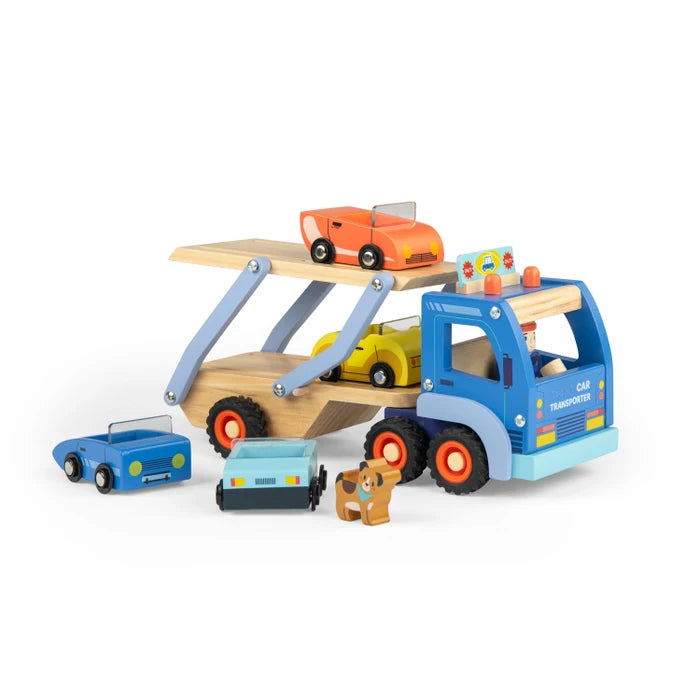 Autotransportwagen op Avenue du Moulin 3+