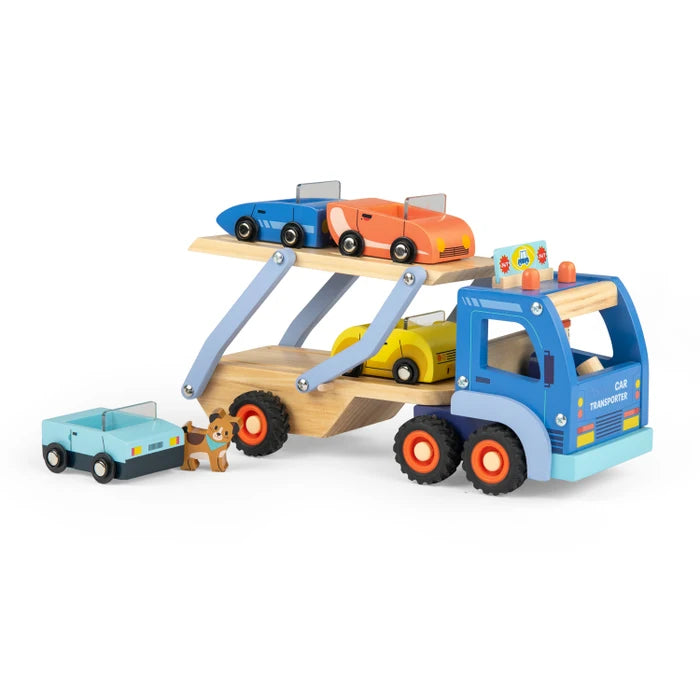 Autotransportwagen op Avenue du Moulin 3+