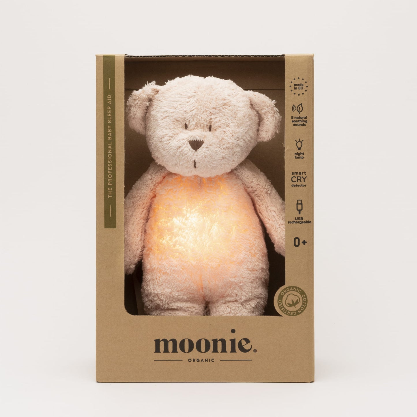 Moonie organic humming bear verschillende kleuren