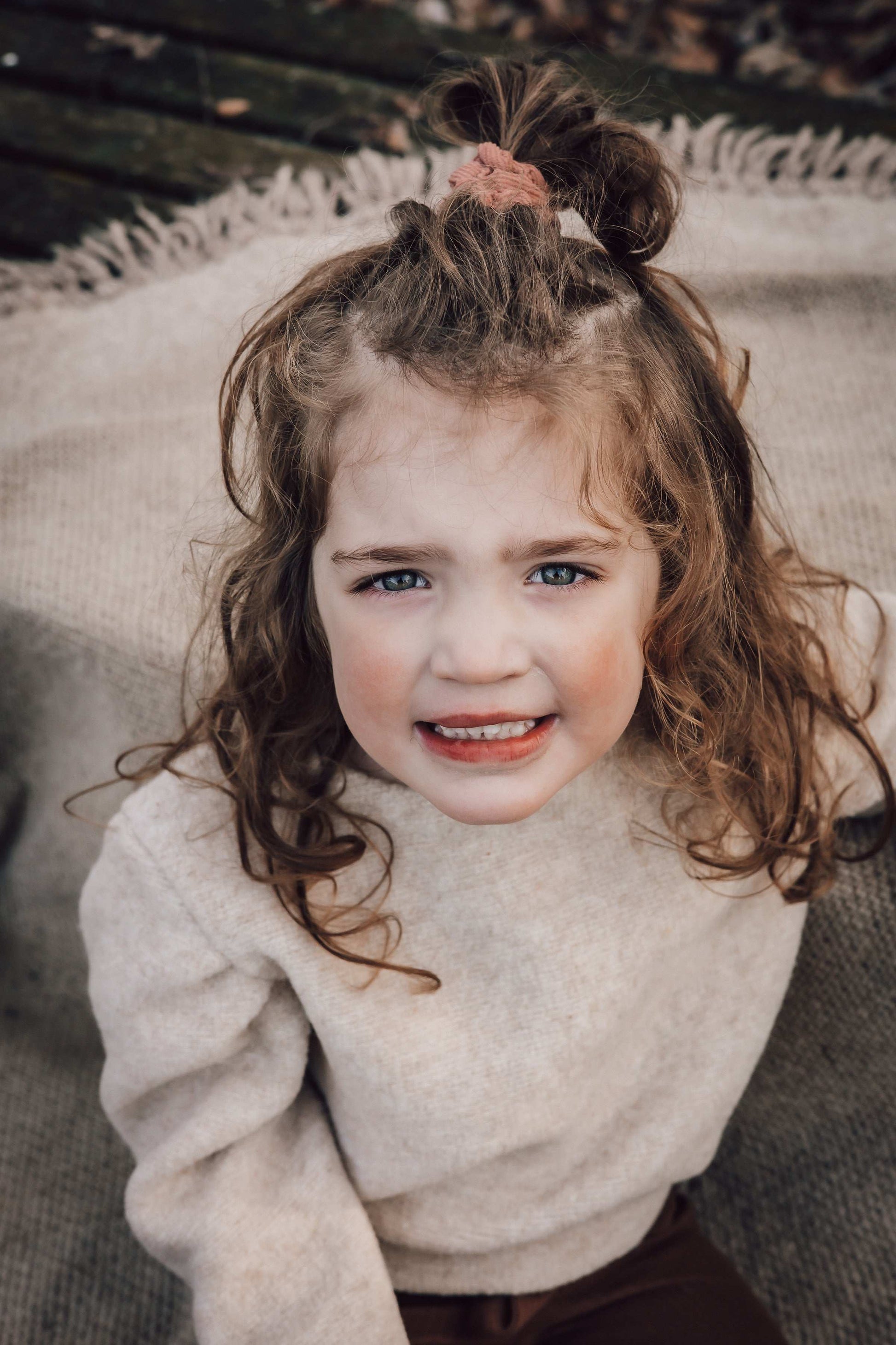 Alwero Trui Moya Junior Beige Melange 116 cm