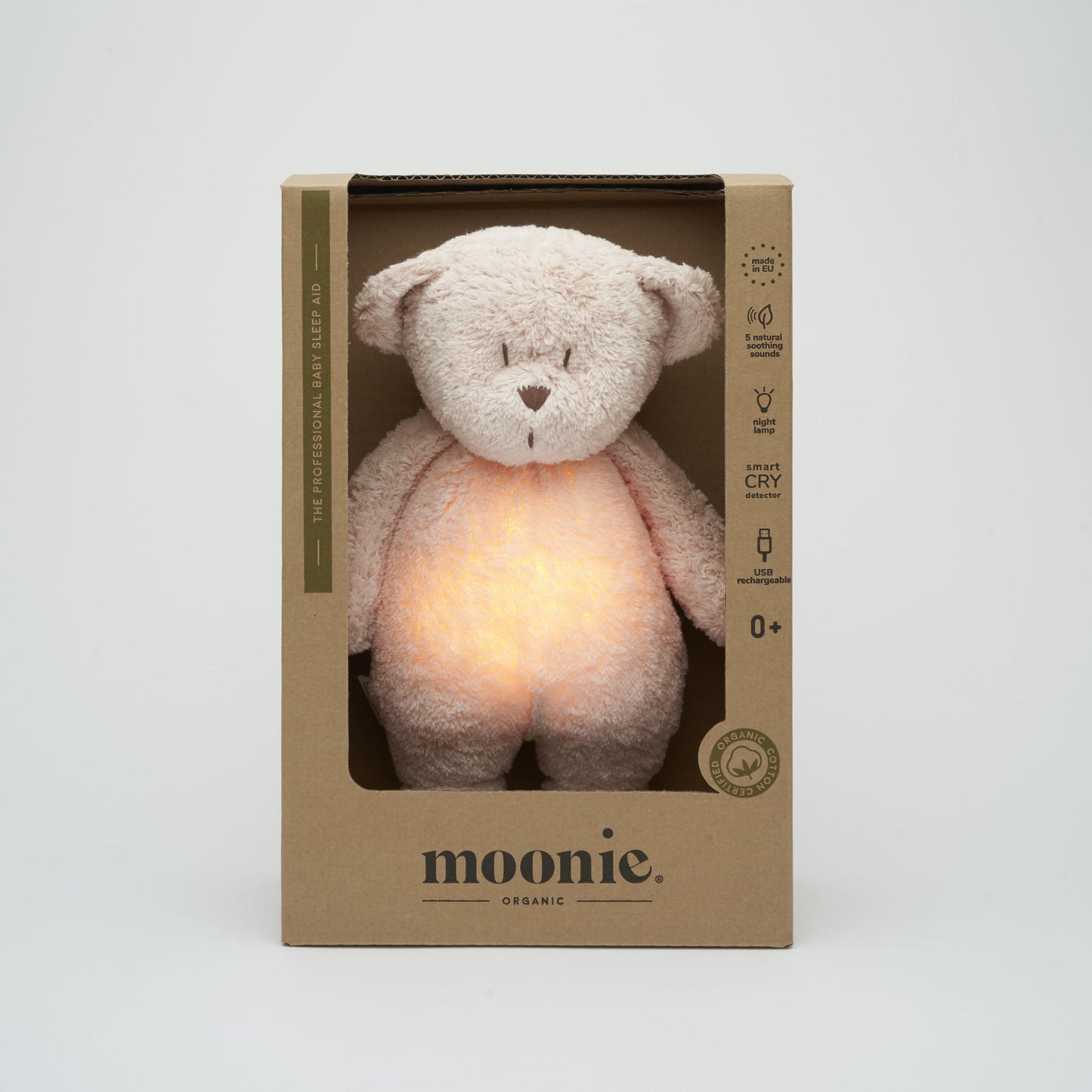 Moonie organic humming bear verschillende kleuren