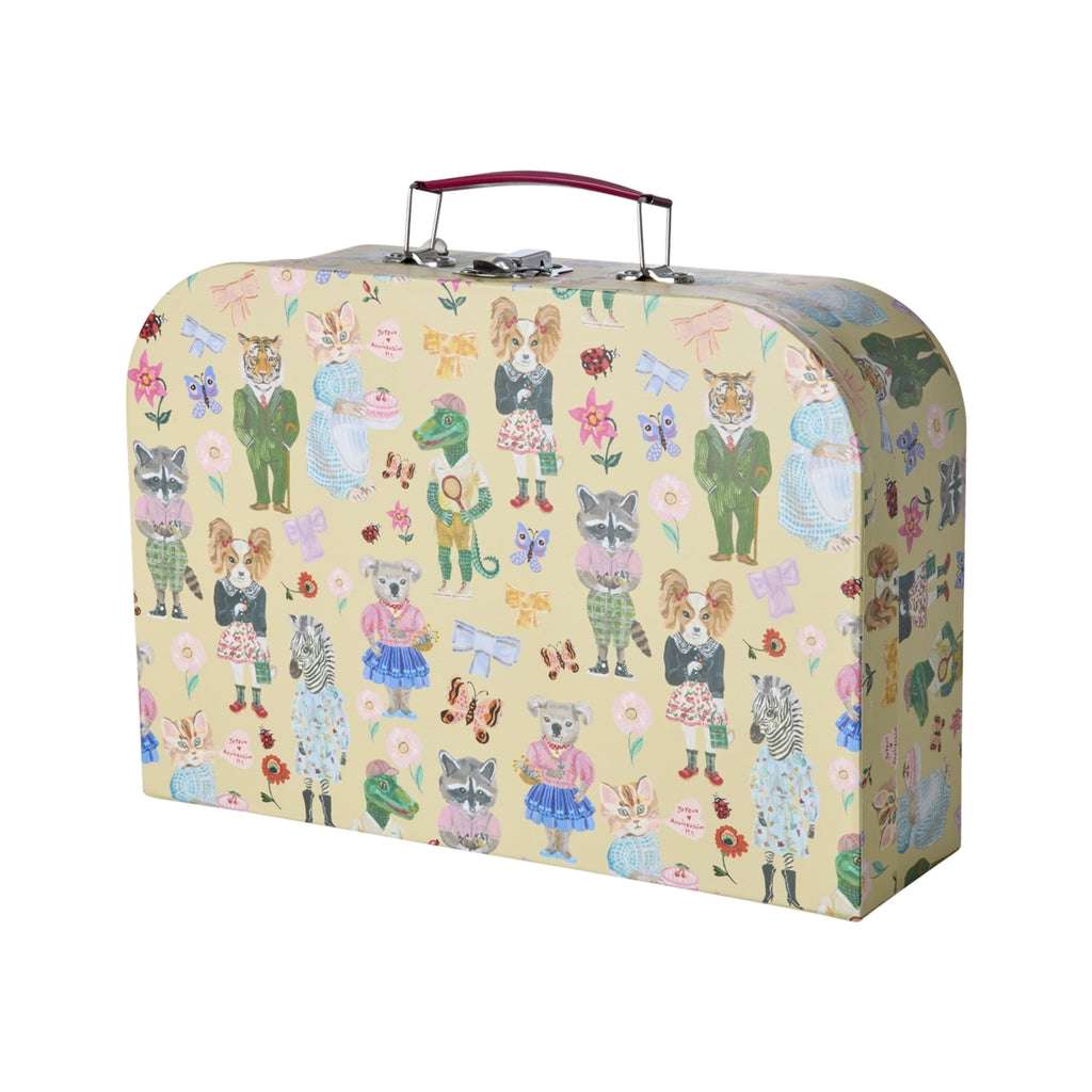 Rice Karton Koffer Crème Nathalie Lété Print Set van 3