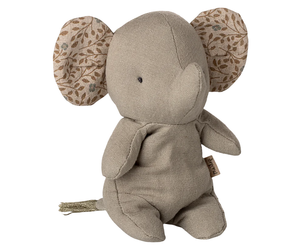 Maileg knuffeltje Olifant Mini IJzergrijs Safarivrienden 0+