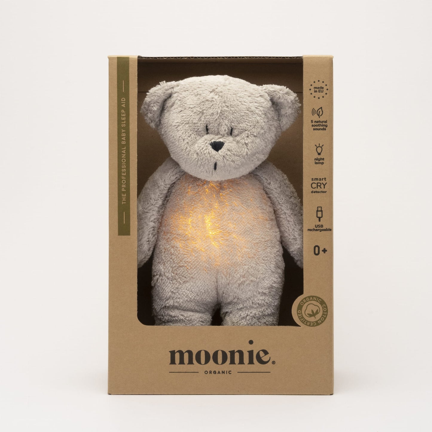 Moonie organic humming bear verschillende kleuren