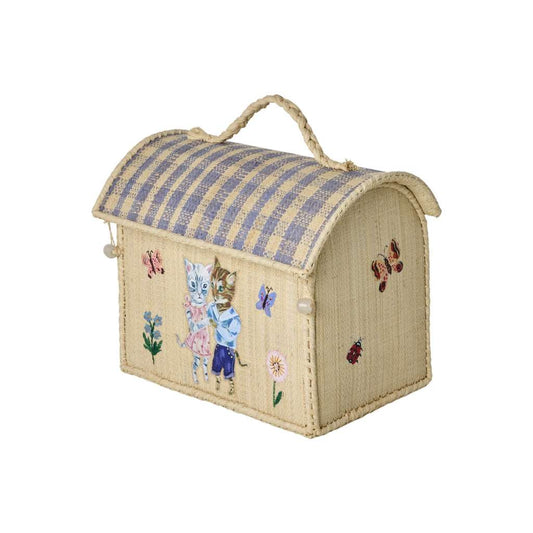 Rice Klein Raffia Kindertas Natuurlijk Nathalie Lété Theme