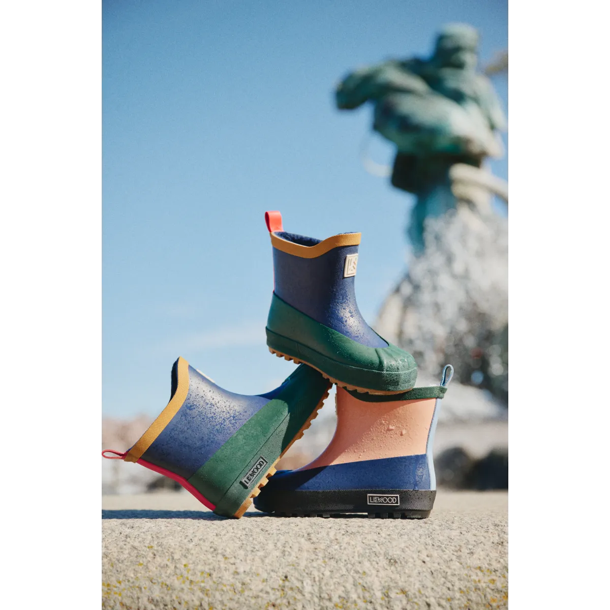 Liewood Isaac Thermo Rainboot Pale tuscany multi mix