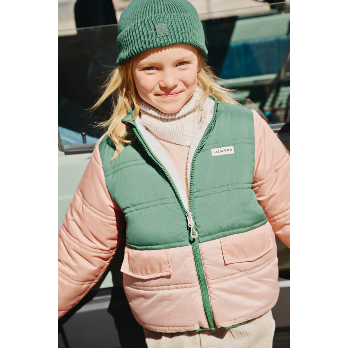 Liewood Franka Reversible Jacket Pale tuscany multi mix