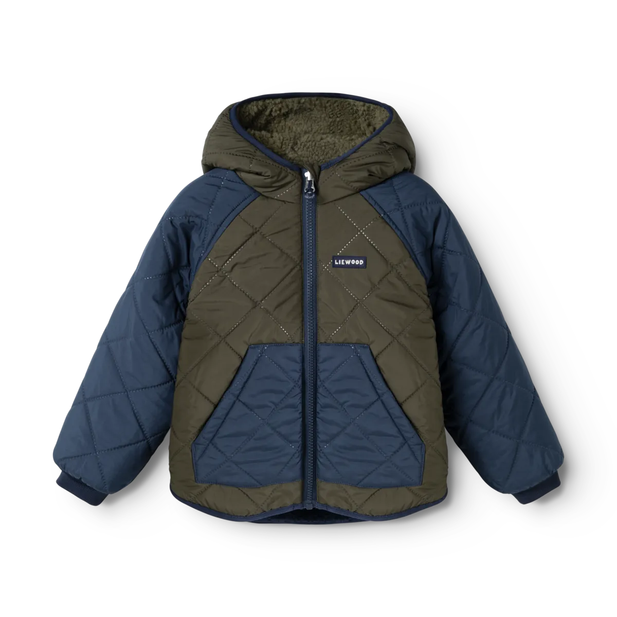 Liewood Jackson Reversible Jacket Army brown / Classic navy
