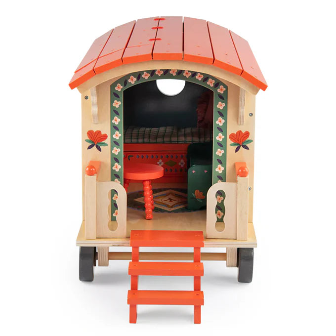 Moulin Roty houten Woonwagen Les Minouchkas 3+