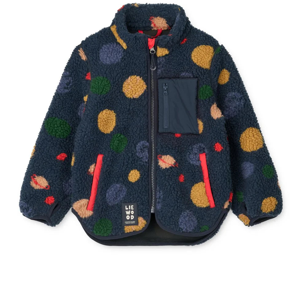 Liewood Nolan Pile Jacket Universe / Classic navy 134