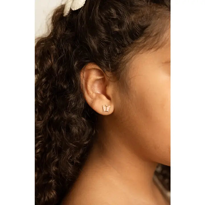Mrs. Ertha Studs Oorbellen Mini Vlinder 3+