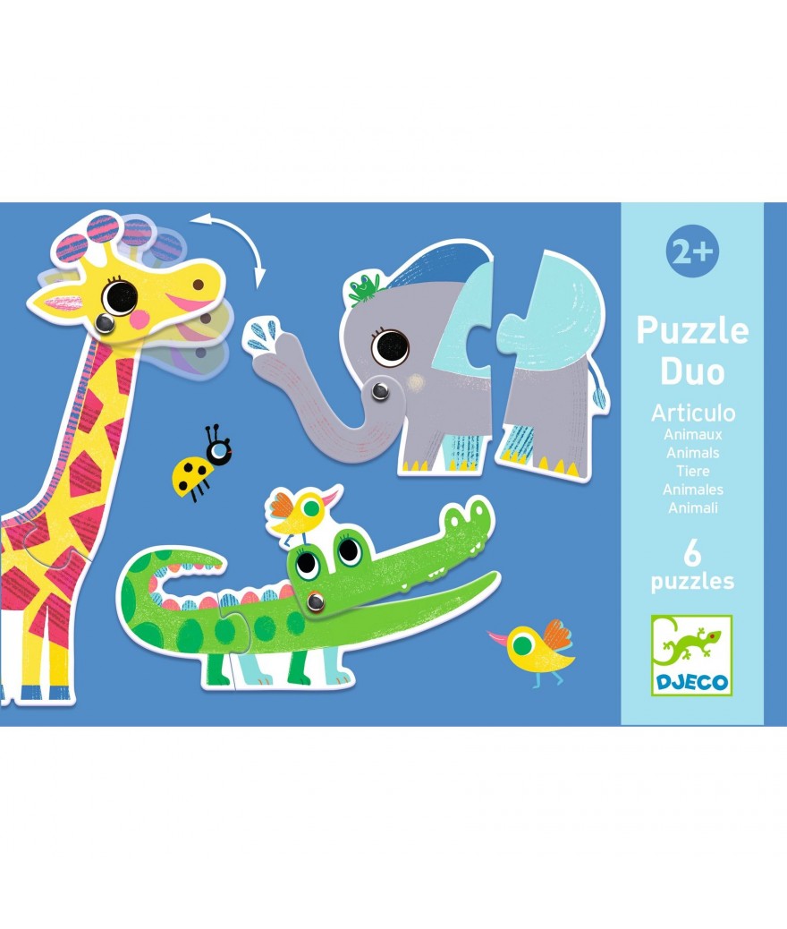 Djeco puzzel articuli animals 2+