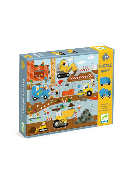Djeco puzzel giga bouwplaats3+
