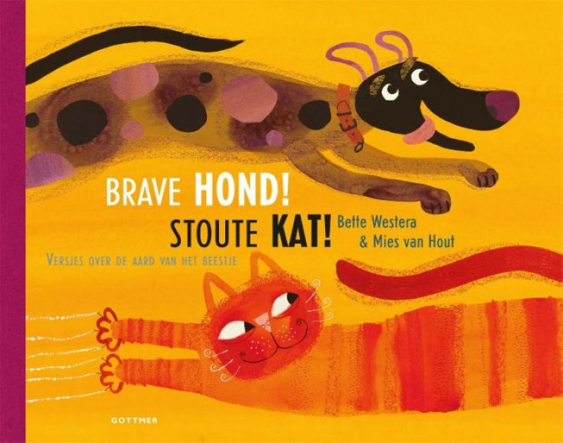 Kinderboek Brave hond! Stoute kat! 3+