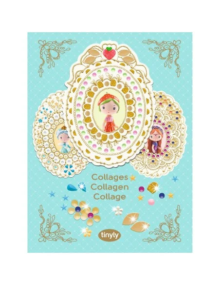 Djeco glittermozaik Collages Berry &amp; CO 4+