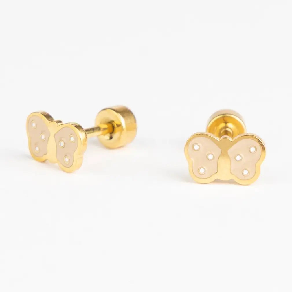 Mrs. Ertha Studs Oorbellen Mini Vlinder 3+